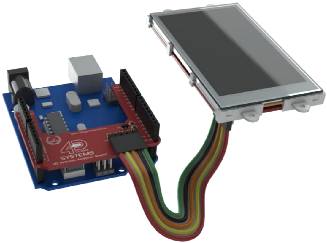 מסך מגע ''2.8 LCD עבור ARDUINO