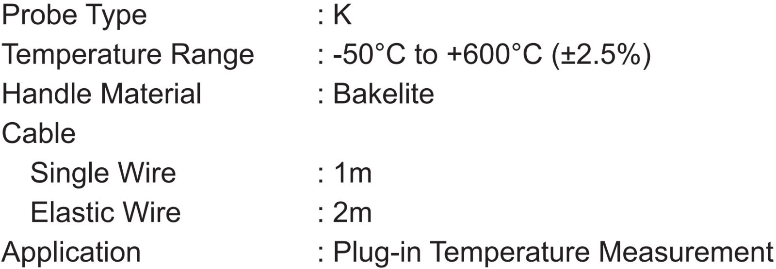 Tenma 72-14565 Adaptateur Thermocouple Type K Blindé – Pour Multimètres Numériques Tenma