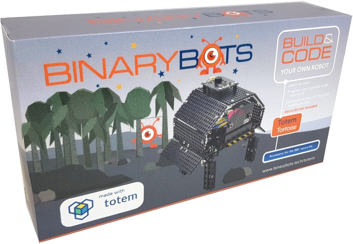 קיט פיתוח מבוסס BINARY BOTS - TOTEM TORTOISE - BBC MICRO:BIT - טלמיר ...
