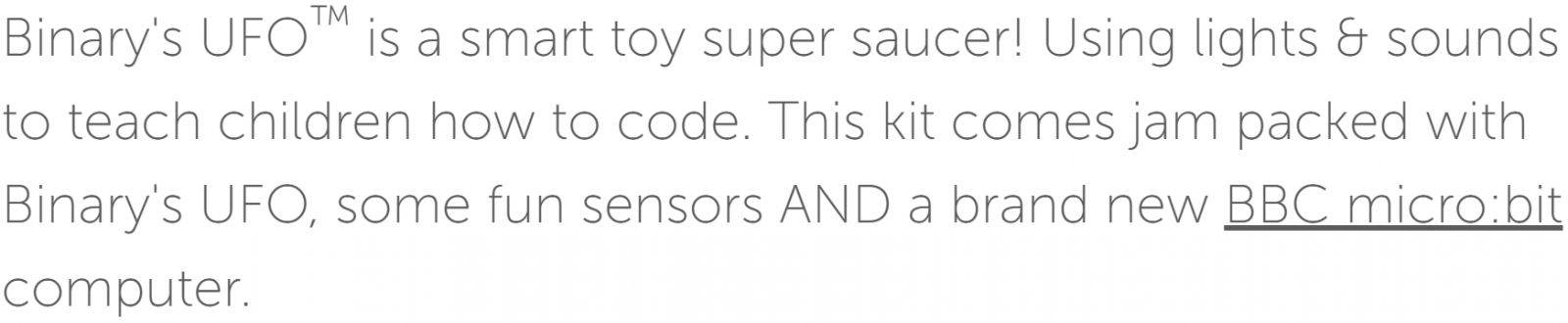 BINARY BOTS BBC MICRO:BIT DEVELOPMENT KIT - Binary's UFO מוצרי פיתוח ...