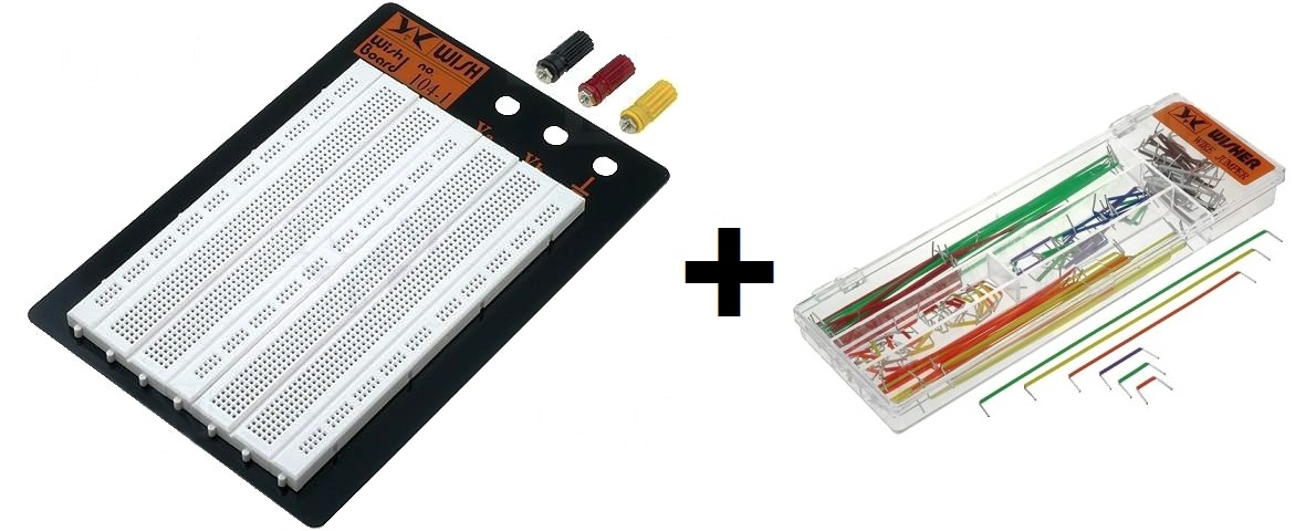 לוח ניסויים מטריצה לאלקטרוניקה WISHERBOARD WB-104+J