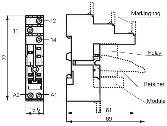 ממסר ממסרים לאלקטרוניקה