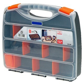 DURATOOL ASSORTER CASES WITH REMOVABLE INSERTS
