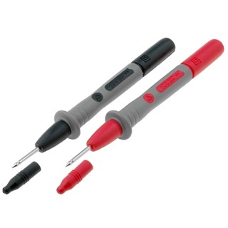 TENMA 4MM TEST PROBES WITH REMOVABLE PROBE COVERS