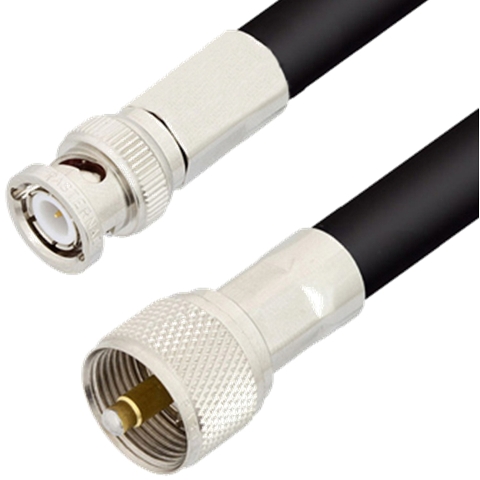 MULTICOMP BNC TO UHF CABLES USING RG213 COAX
