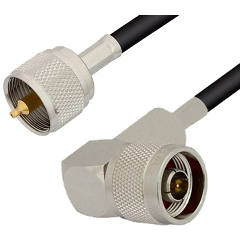 MULTICOMP N TYPE TO UHF CABLES USING RG58 COAX