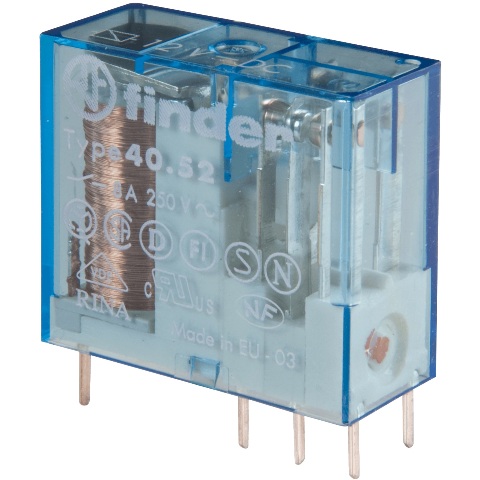 FINDER 8A/10A/16A PCB/PLUG-IN RELAYS - 40 SERIES