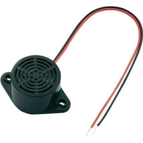 PRO-SIGNAL FLANGED MOUNTED PIEZO BUZZER WITH LEADS