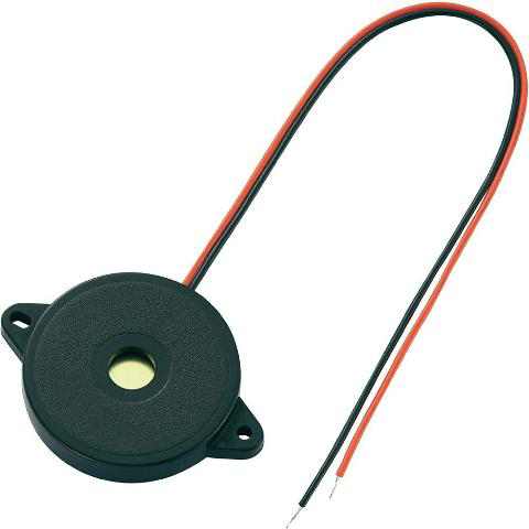 PRO-SIGNAL FLANGED MOUNTED PIEZO BUZZER WITH LEADS