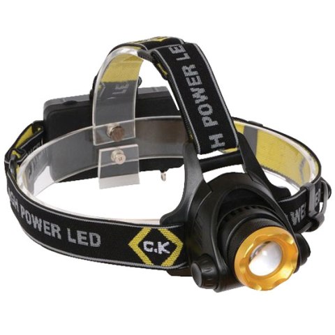 CK TOOLS T9621R LED RECHARGEABLE HEAD TORCH - 200 LUMENS