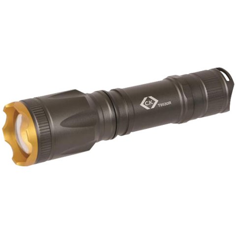 CK TOOLS T9530R RECHARGEABLE LED HAND TORCH - 300 LUMENS