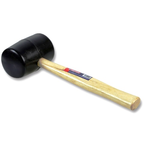 DURATOOL RUBBER MALLET WITH HANDLE