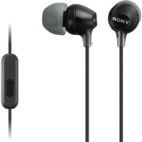 SONY IN-EAR EARPHONES WITH MIC & REMOTE - MDR-EX15AP