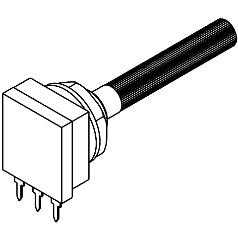 TE CONNECTIVIEY SPINDLE OPERATED POTENTIOMETERS - CP16 SERIES