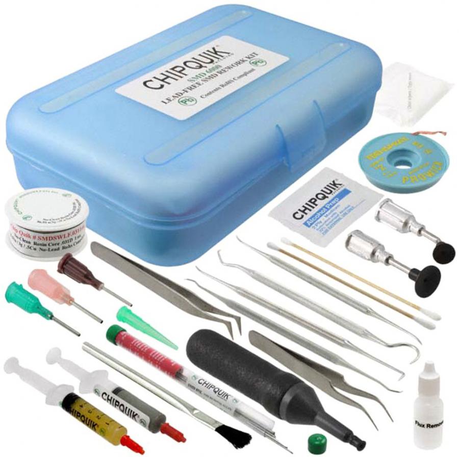 QUIK CHIP LEAD FREE SMD SOLDERING & DESOLDERING KIT SMD6000 מלחמים
