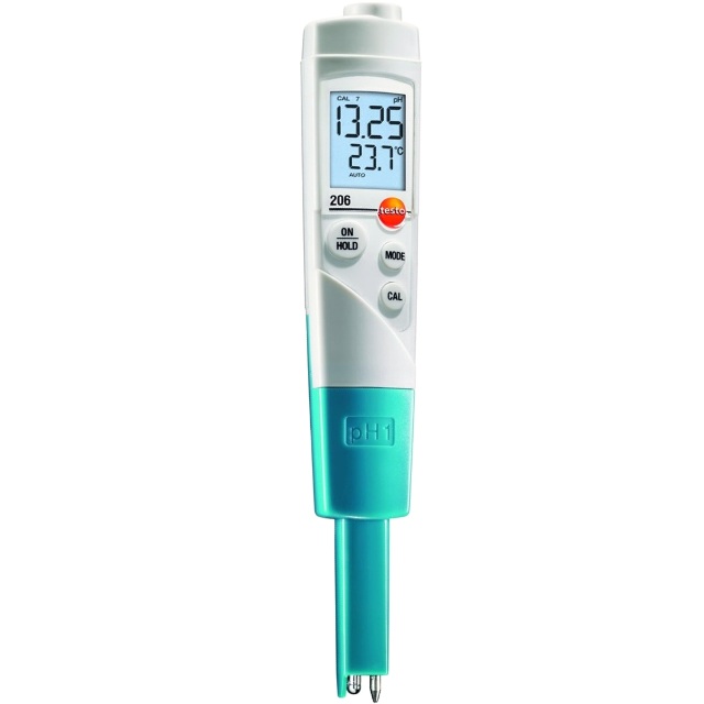 TESTO 206 PH1 DIGITAL HAND HELD PH METER ציוד בדיקה ומכשירי מדידה