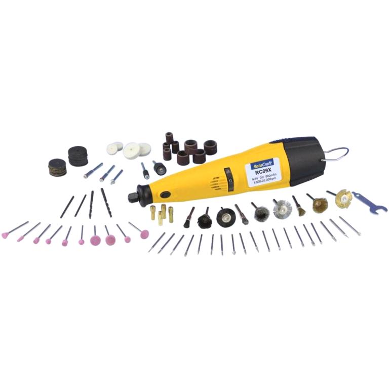 ROTACRAFT 9.6V RECHARGEABLE ROTARY TOOL KIT - RC09X