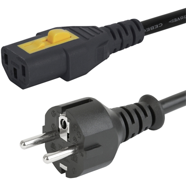 SCHURTER POWER CORDS WITH LOCKING SYSTEM VLOCK SERIES כבלים ואביזרים