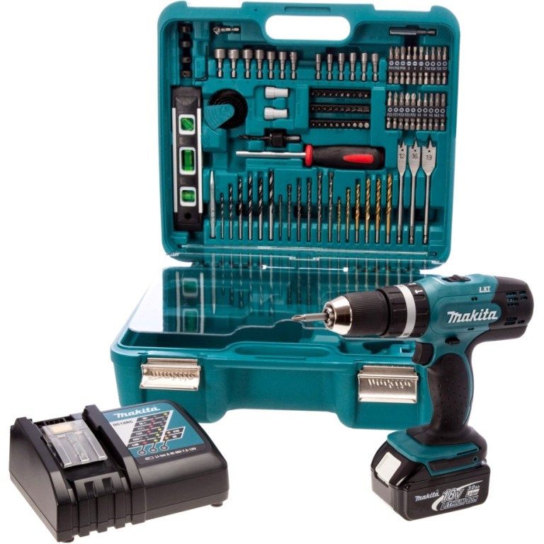 MAKITA 18V CORDLESS COMBI DRILL WITH 