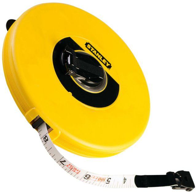 STANLEY REINFORCED FIBRE GLASS MEASURING TAPES