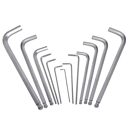 DURATOOL LONG ARM BALL ENDED HEX KEY SETS