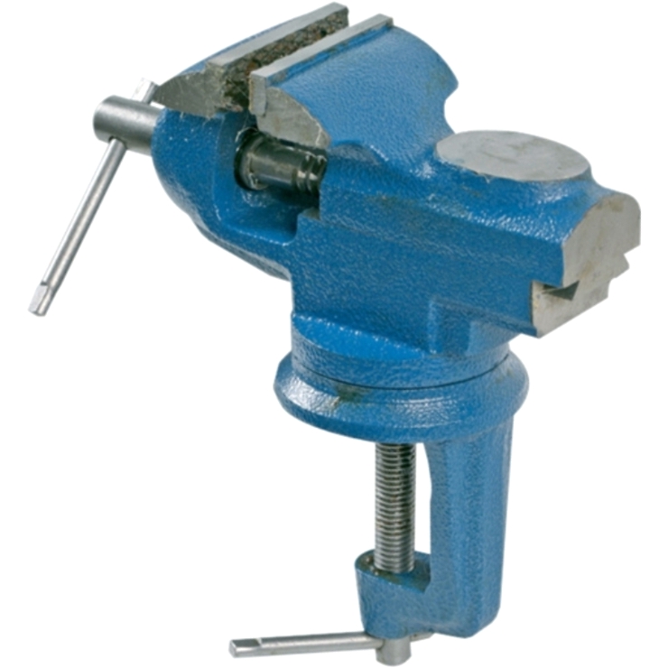 DURATOOL 60MM SWIVEL TABLE VICE WITH ANVIL
