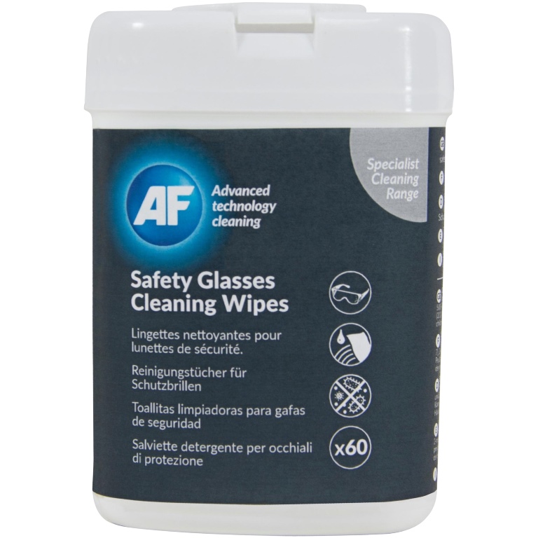 AF INTERNATIONAL SAFETY GLASSES CLEANING WIPES SGCW60 כלי עבודה ידניים