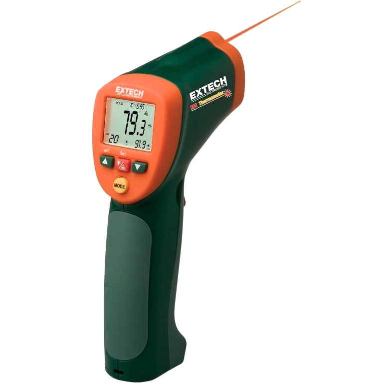 EXTECH INSTRUMENTS IR THERMOMETER WITH COLOR ALERT - 42540