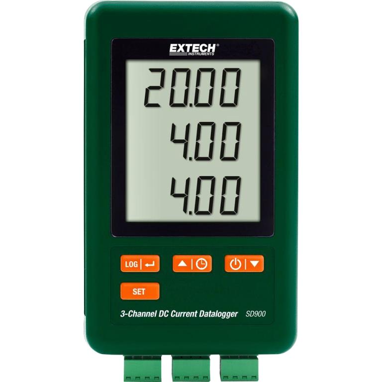 EXTECH INSTRUMENTS 3-CHANNEL DC CURRENT DATALOGGER - SD900