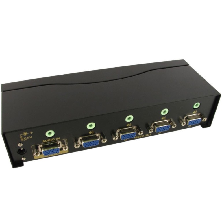 NEWLINK 450MHZ VGA VIDEO SPLITTERS WITH AUDIO
