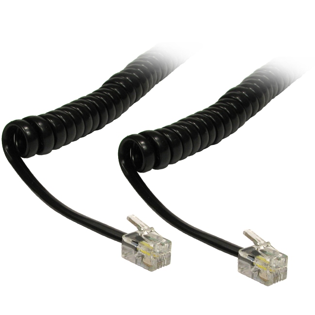 PRO POWER FOUR CORE COILED TELEPHONE HANDSET CORDS Talmir Home Tech