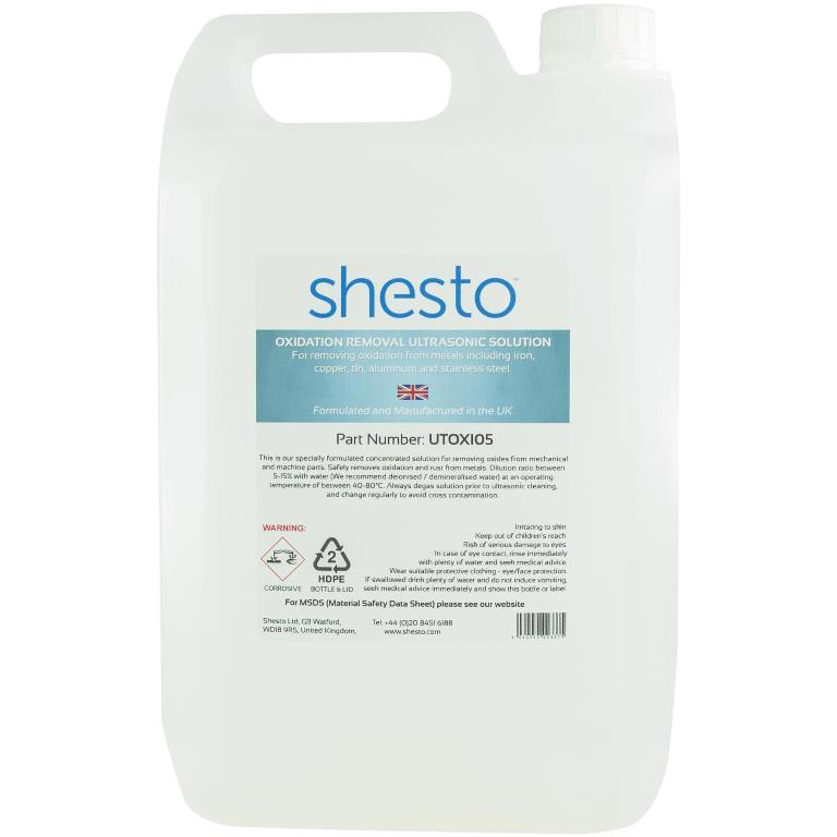 SHESTI ULTRASONIC CLEANER SOLUTION FOR OXIDATION & RUST REMOVAL מלחמים