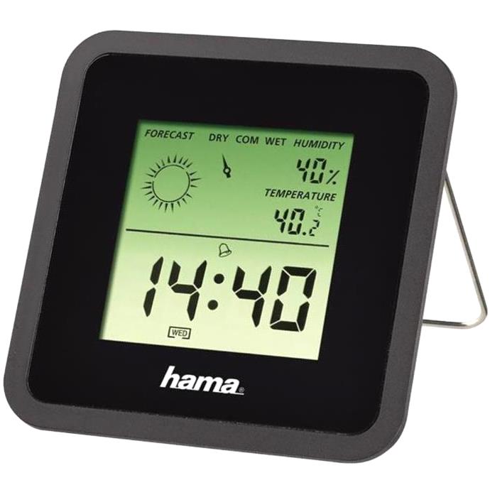 HAMA DIGITAL DESK THERMOMETER HYGROMETER TH50 ציוד בדיקה ומכשירי מדידה