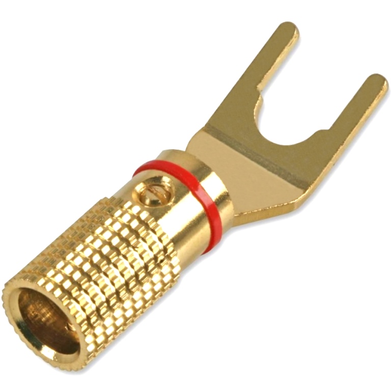 PRO SIGNAL GOLD PLATED SPADE TERMINALS