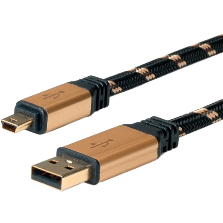 ROLINE HIGH END A TO MINI B USB 2.0 CABLES
