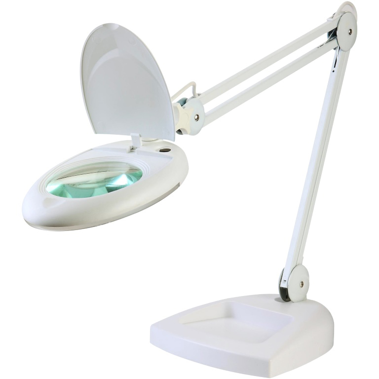 DURATOOL LED MAGNIFYING LAMP WITH ADJUSTABLE ARM & TABLE BASE