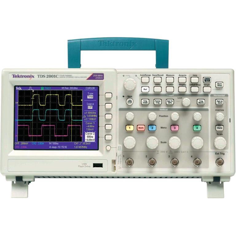 TEKTRONIX DIGITAL STORAGE BENCH OSCILLOSCOPES TDS2000C SERIES ציוד