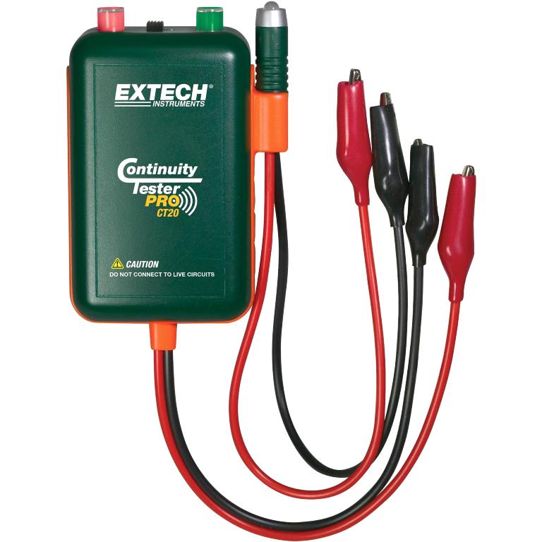 EXTECH INSTRUMENTS CONTINUITY TESTER PRO CT20 ציוד בדיקה ומכשירי מדידה