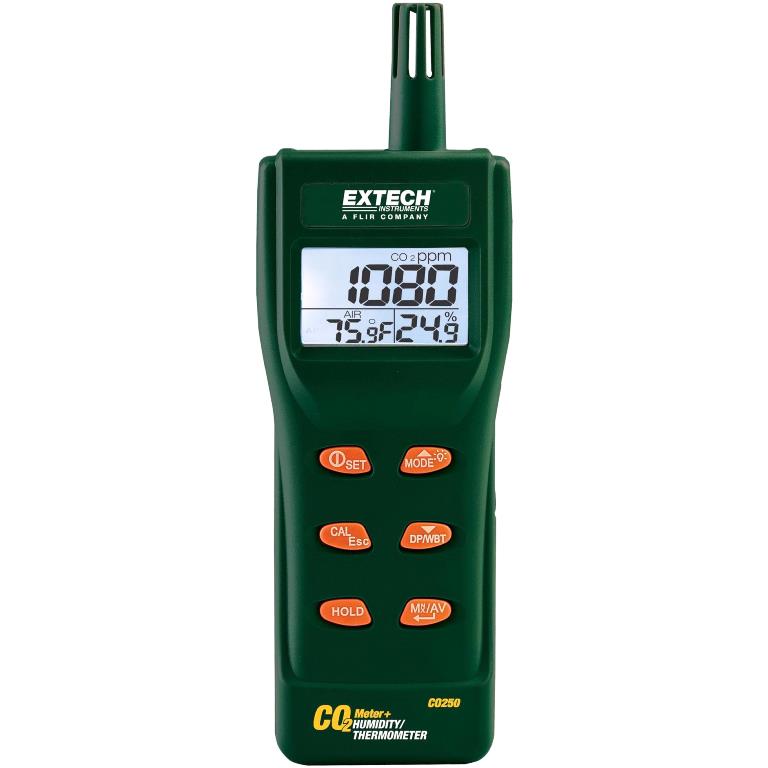 EXTECH INSTRUMENTS PORTABLE INDOOR AIR QUALITY (CO2) METER - CO250