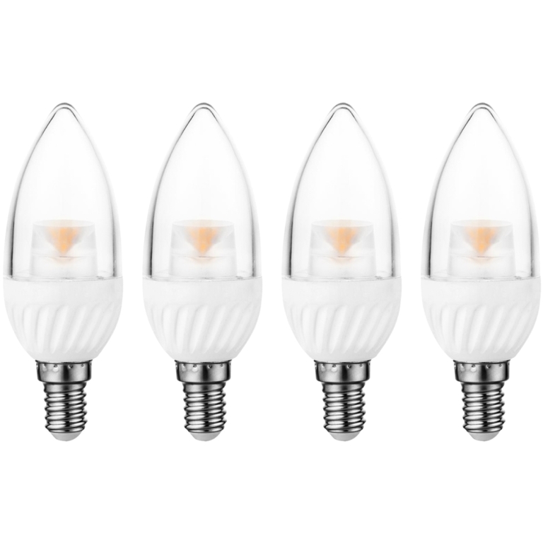 PRO-ELEC CLEAR CANDLE E14 5W LED LAMPS