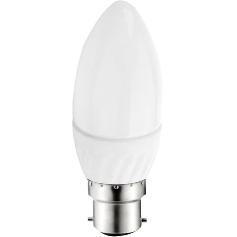 PRO-ELEC FROSTED CANDLE B22 5W LED LAMPS