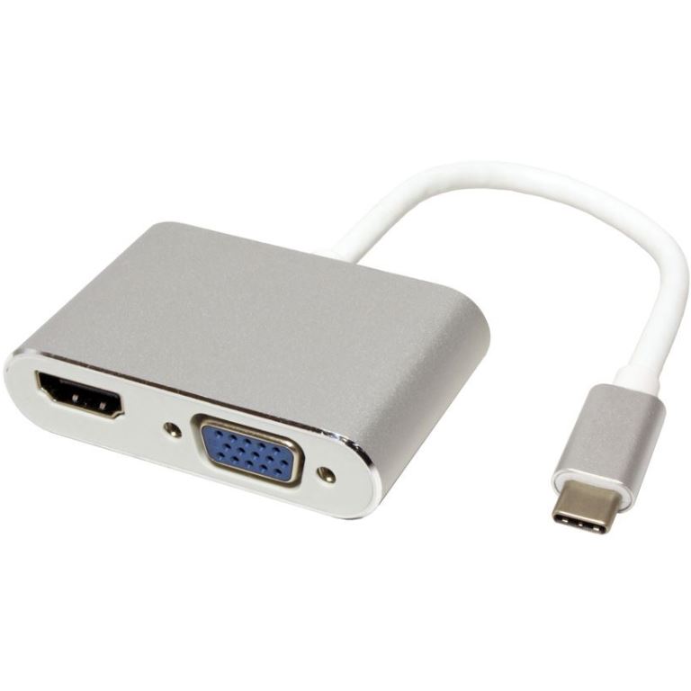 ROLINE USB TYPC C TO VGA & HDMI CONVERTER - 12.03.3215