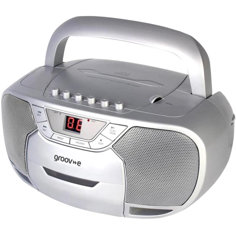 Denver Retro Platenspeler - DAB Radio - CD Speler - Dubbele Cassette Fm Radio Hout Mrd166