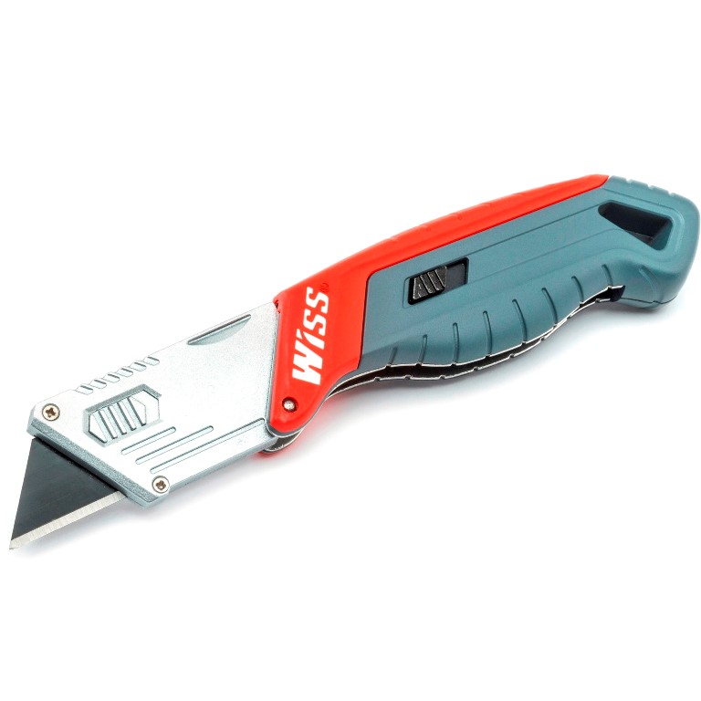 WISS QUICK-CHANGE FOLDING BLADE UTILITY KNIFE - WKAR2