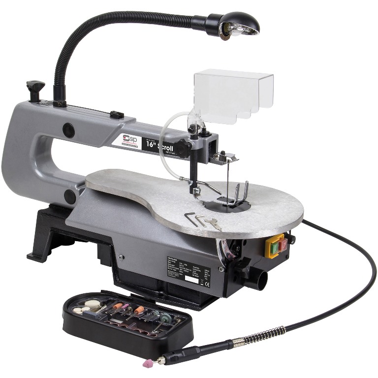 SIP 90W ELECTRIC SCROLL SAW WITH FLEXI-DRIVE SHAFT - 01947