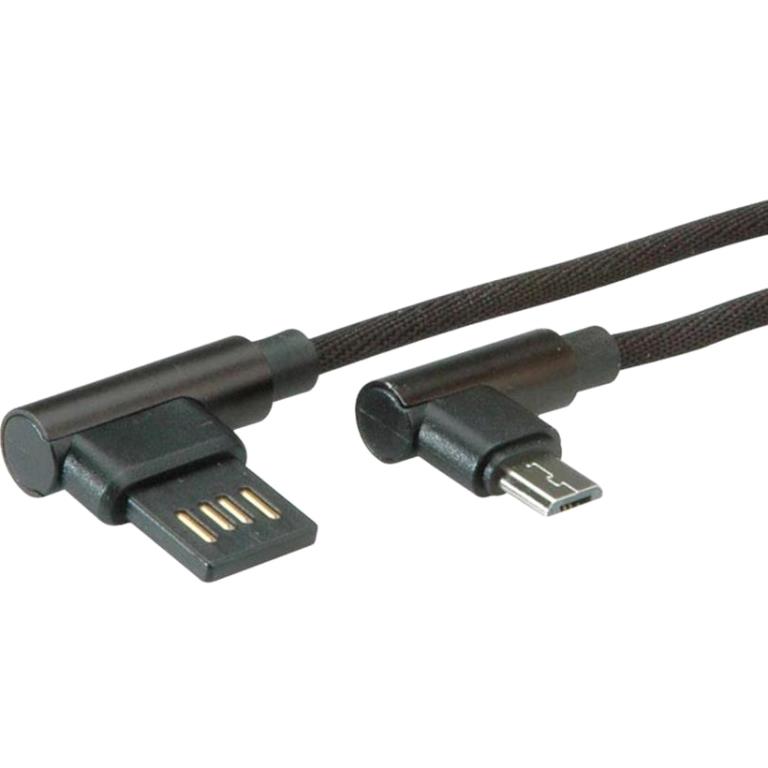 ROLINE USB TYPE A (REVERSABLE) TO MICRO B  R/A CABLES