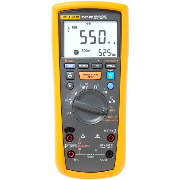FLUKE 1587 FC SERIES INSULATION MULTIMETERS ציוד בדיקה ומכשירי מדידה