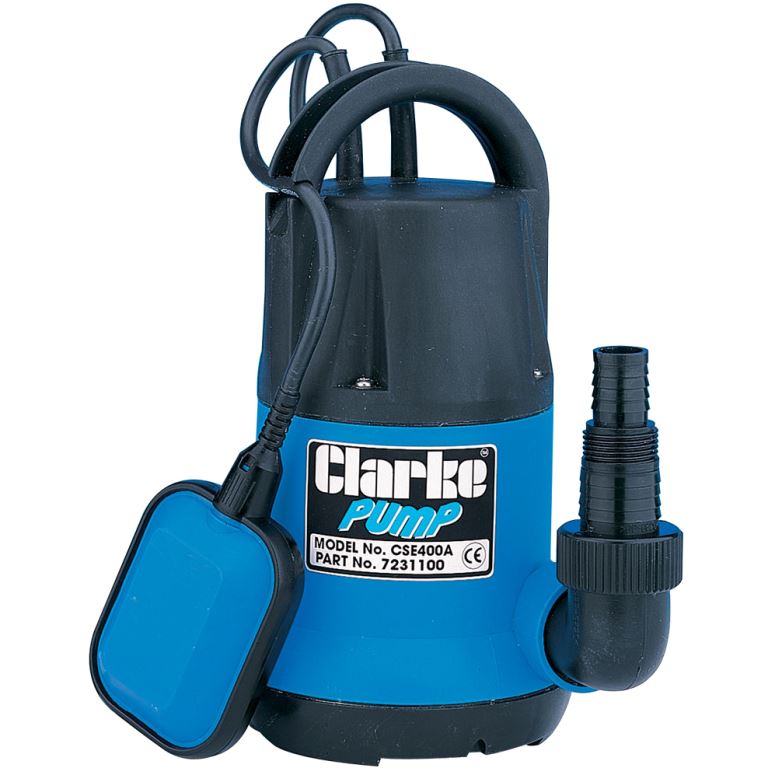 CLARKE 400W SUBMERSIBLE CLEAN WATER PUMP - CSE400A