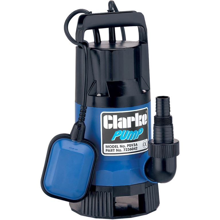 CLARKE 400W SUBMERSIBLE DIRTY WATER PUMP - PSV3A
