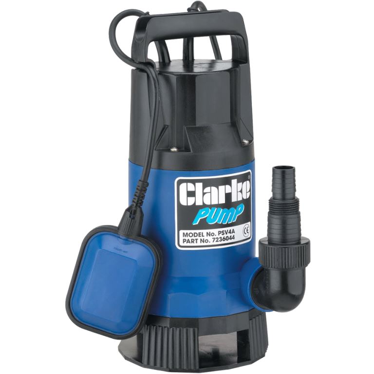 CLARKE 750W SUBMERSIBLE DIRTY WATER PUMP - PSV4A